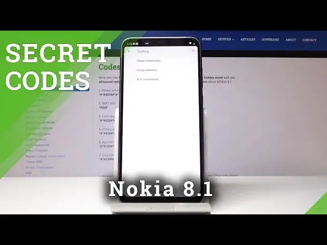 'Video thumbnail for How to Use Secret Codes on Nokia 8.1 - Testing Menu / Hidden Features'