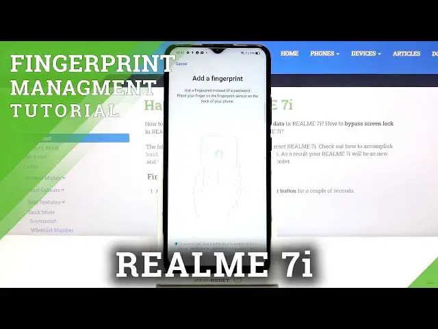 'Video thumbnail for How to Add Fingerprint in REALME 7i – Fingerprint Protection'