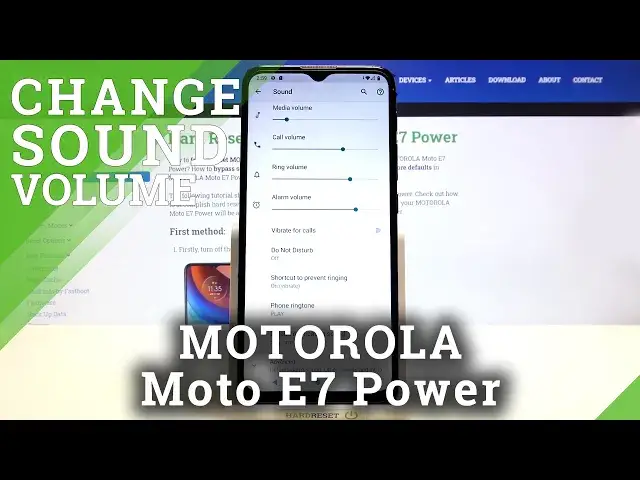 'Video thumbnail for How to Enable Ringtone Volume in MOTOROLA Moto E7 Power – Sounds Settings'