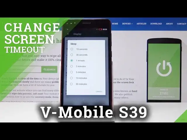 'Video thumbnail for How to Change Screen Timeout in V-Mobile S39 - Change Sleep Time'