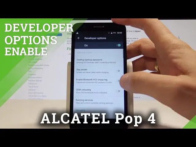Video thumbnail for How to Unlock Developer Options in ALCATEL Pop 4 - OEM Unlock / USB Debugging