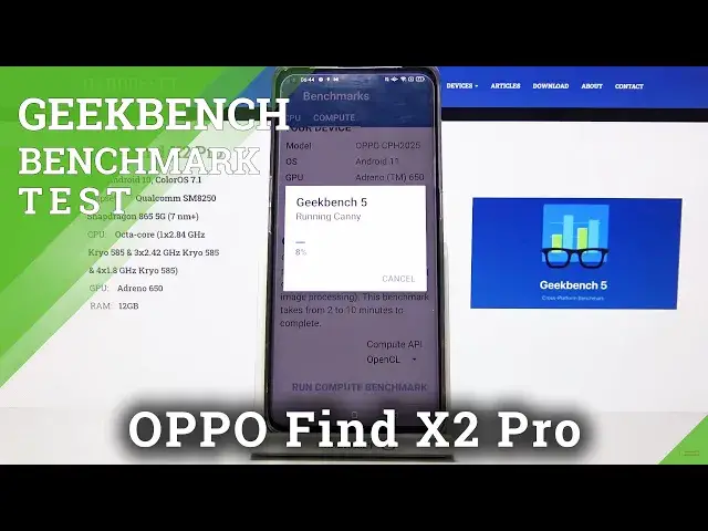'Video thumbnail for Oppo Find X2 Pro - Geekbench 5 TEST | Adreno 650 GPU OpenCL'
