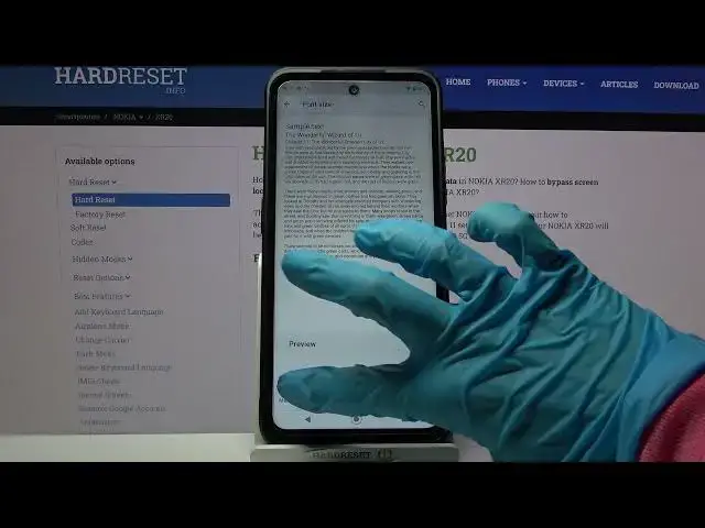 'Video thumbnail for How to Pick Size of Font in Nokia XR20 - Resize Text'