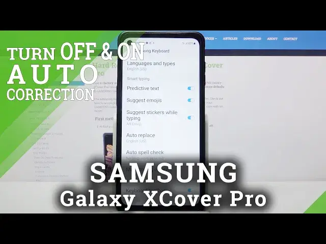 'Video thumbnail for How to Manage Auto Correction on SAMSUNG Galaxy XCover Pro – Use Text Correction'