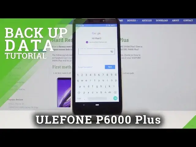 Video thumbnail for How to Backup Data in ULEFONE P6000 Plus - Add Google Backup Account