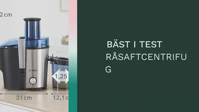 Video thumbnail for Topp 5 bästa råsaftcentrifuger