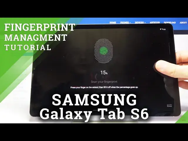 'Video thumbnail for How to Add Fingerprint in SAMSUNG Galaxy Tab S6 – Find Fingerprint Options'
