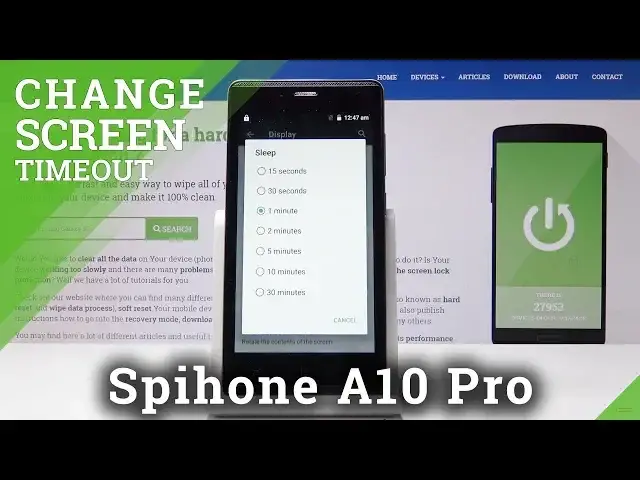 Video thumbnail for How to Change Screen Timeout in Spiphone A10 Pro - Display Settings