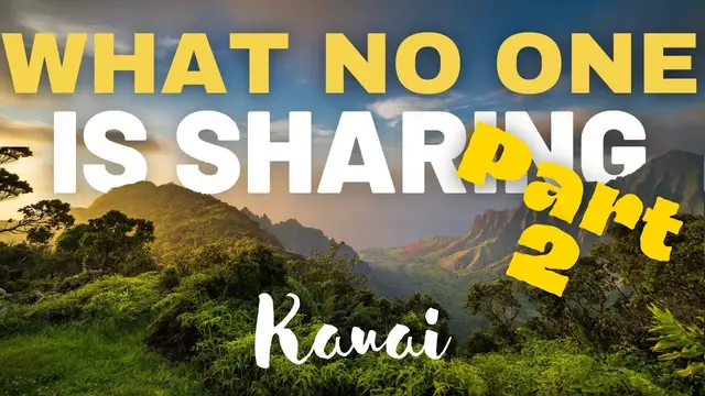Video thumbnail for 9 MORE things to do in Kauai that no one else is sharing