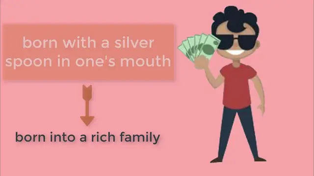 Video thumbnail for English Idiom | born with a silver spoon in one's mouth