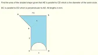 Video thumbnail for Area of Composite Shapes