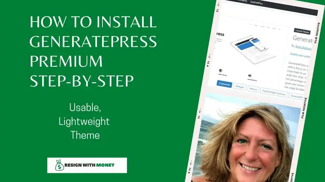 'Video thumbnail for How To Install GeneratePress Premium Step-By-Step'