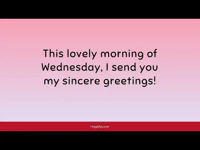 Video thumbnail for Happy Wednesday Wishes, Messages, Morning Greetings 🌟😊 Midweek Positivity