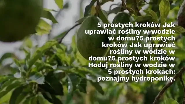 Video thumbnail for Jak uprawiać rośliny w wodzie w domu? 5 prostych kroków
