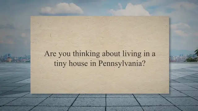 'Video thumbnail for Pennsylvania Tiny Home Rules and Regulations'