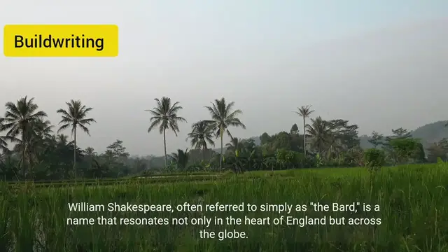 Video thumbnail for Shakespeare Influence goes global: Bard's Impact on Literature Worldwide