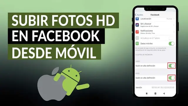 Video thumbnail for Cómo subir fotos HD en FACEBOOK desde móvil Android o iPhone sin perder la calidad