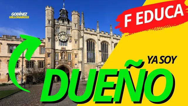 Video thumbnail for Vuélvete dueño de una UNIVERSIDAD con FIBRA EDUCA 18