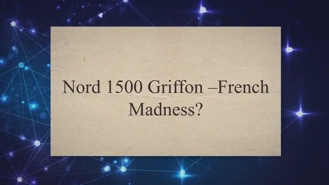 Video thumbnail for Nord 1500 Griffon – French Madness?