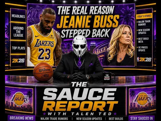 Video thumbnail for 🚨🚨🚨 | THE | REAL | REASON | JEANIE | BUSS | STEPPED | BACK_ #THESAUCEREPORT WITH TALEN TED  V5