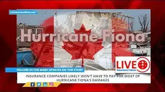 Video thumbnail for Insurance companies likely won’t have to pay for most of Hurricane Fiona’s damages
