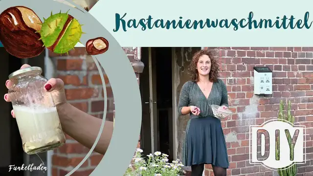 Video thumbnail for 🍁Kastanien Waschmittel selber machen 🍂 Einfach und schnell Waschpulver aus Kastanien herstellen