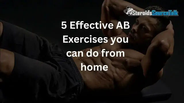 'Video thumbnail for 5 Effective AB Exercises you can do from home'