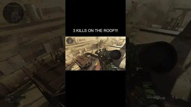 Video thumbnail for Get 3 kills on the roof #Shorts