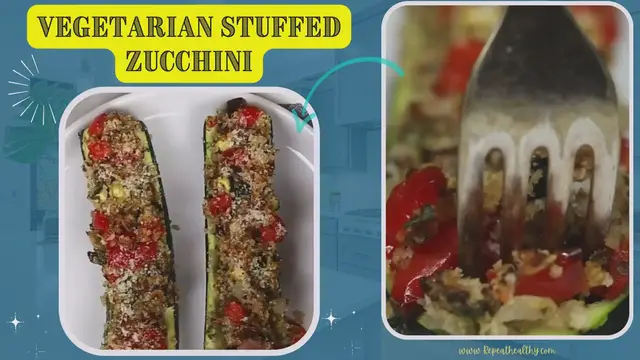 Video thumbnail for Vegetarian Stuffed Zucchini