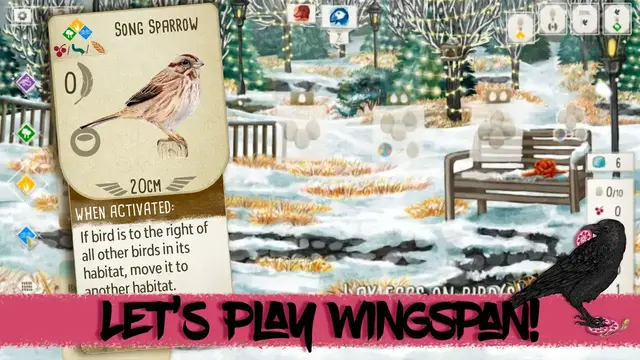 'Video thumbnail for Let's Play Wingspan [3] Migrating to Victory'
