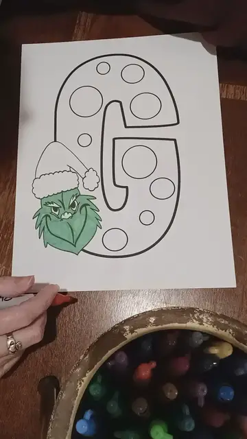 'Video thumbnail for Chrismtas Alphabet - G grinch'