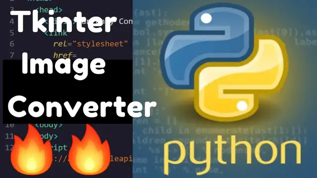 Video thumbnail for Python Tkinter GUI Image Converter of JPG to PNG & PNG to JPG Using Pillow Image Library Tutorial