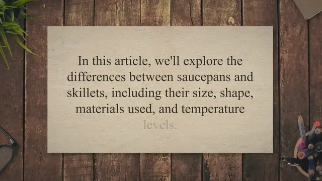 Video thumbnail for Saucepan vs Skillet: Which is Better for Your Kitchen?