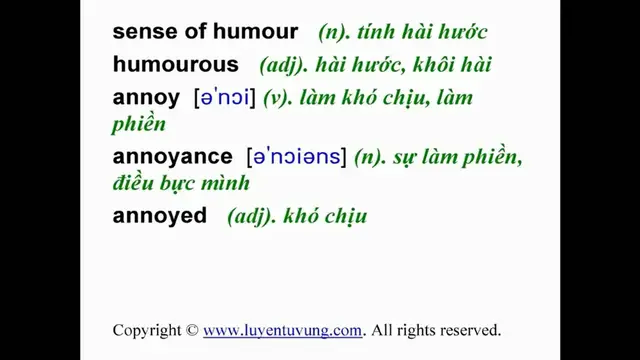 Video thumbnail for Learn English Vocabulary - Grade 8 - Unit 01 - Lesson 02