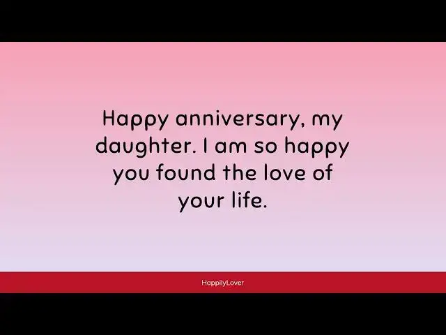 Video thumbnail for Happy Anniversary Wishes For Daughter And Son-In-Law 💖🎉 Celebrate Their Love