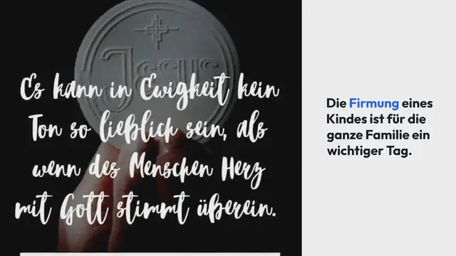 Video thumbnail for 41 Sprüche & Glückwünsche zur Firmung (Schön & Herzlich)