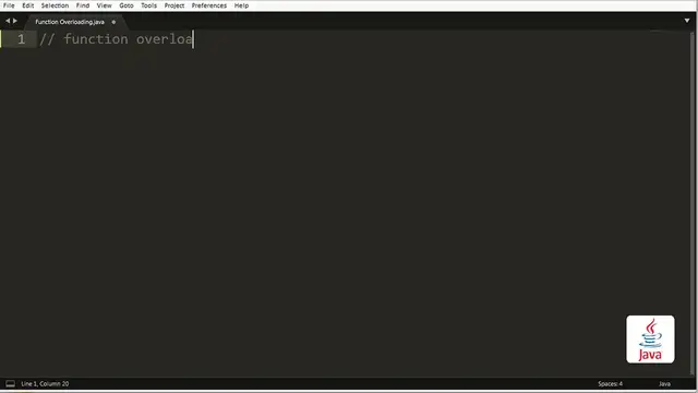 'Video thumbnail for Function Overloading in 4 Different Programming Languages !'