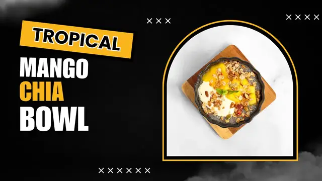 Video thumbnail for 🥭 Tropical Mango Chia Bowl 🥥