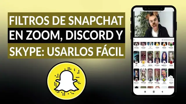 Video thumbnail for Filtros de SNAPCHAT en Zoom, Discord y Skype: Usarlos fácilmente