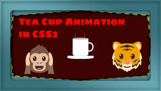 Video thumbnail for How to Make a Tea Cup Animation in Pure HTML5 & CSS3
