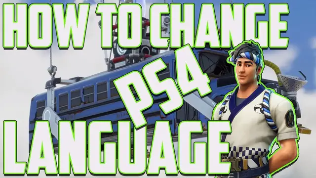 'Video thumbnail for How to Change Language on Fortnite PS4 2019 (Language Changed All Games)'