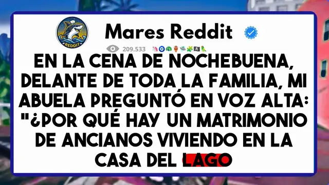 Video thumbnail for En la cena de Nochebuena, delante de toda la familia