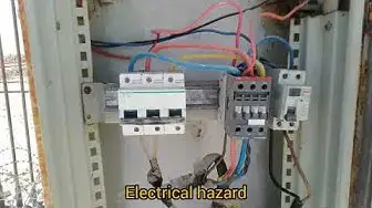 Video thumbnail for Electrical hazard | Unsafe Electrical Panel
