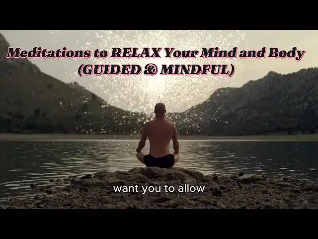 'Video thumbnail for 5 MINUTE Guided MEDITATIONS to Relax Your Mind and Body'
