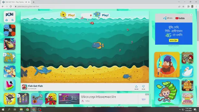 Video thumbnail for fish eat fish game download for pc
