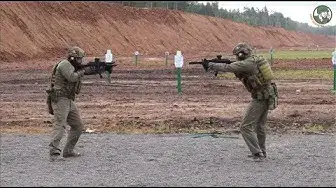 'Video thumbnail for Army-2017 Kalashnikov live firing demonstration sniper marksman rifle Chukavin SVCh PL-15 PL-15K'