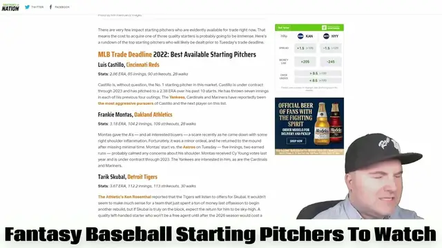 Video thumbnail for Fantasy Factory: The four starting pitchers to trade for before the MLB trade deadline