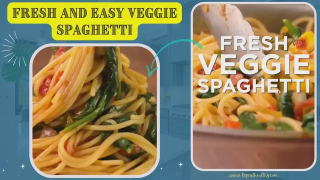 'Video thumbnail for Fresh and Easy Veggie Spaghetti'