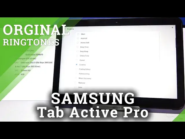 'Video thumbnail for Ringtones in SAMSUNG Galaxy Tab Active Pro – Original Ringtone List'