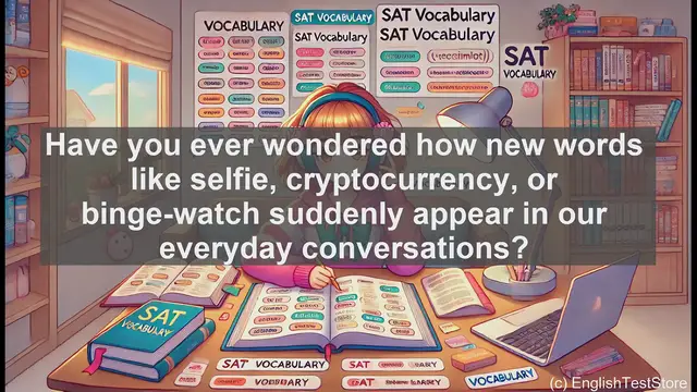 Video thumbnail for 5000 Must Know SAT Vocabulary - Neology: How New Words Enter Our Language